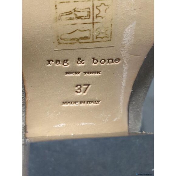 Rag & Bone Harrow Suede Ankle Boots - Size EU 37/US 6.5 - Picture 4 of 5